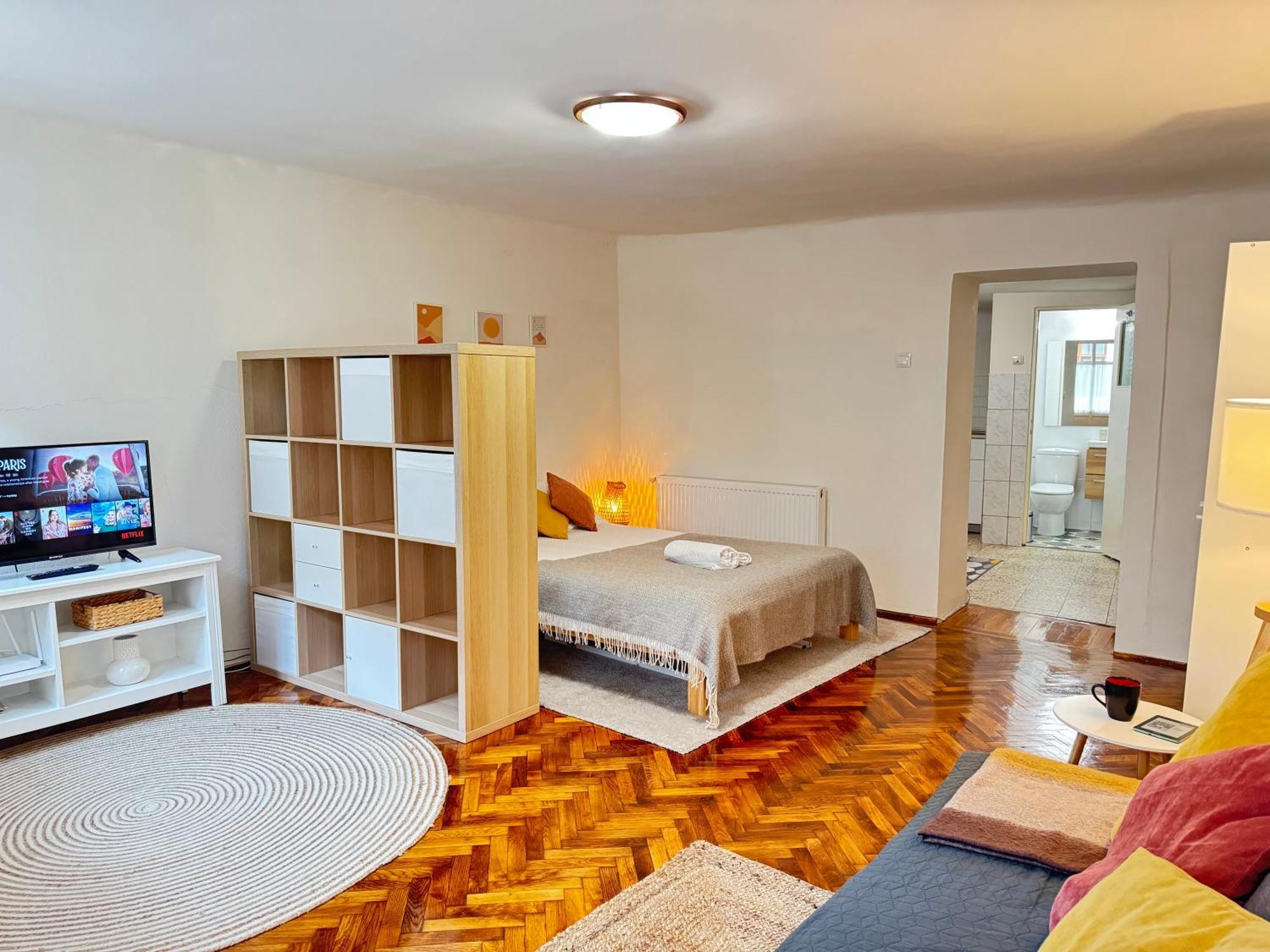 Charming Studio Ideal For Getaways Or Workations In Sibiu'S Medieval City Center Экстерьер фото